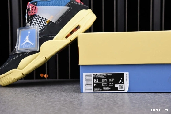 Jordan 4 Union DC9533-001 Noir AIR DC9533-001 Off Retro 0122